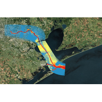 image illustrating depths of Houston / Galveston Ship Channel