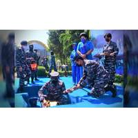 The Indonesian Navy is building a monument in honor of KRI Nanggala-402 and its sailors who were lost. (Photo: Indonesian Navy)