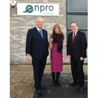 (left to right): Ian Donald, managing director of Enpro Subsea, Anke Heggie, company growth director (oil & gas) from Scottish Enterprise and Minister for Business, Innovation and Energy, Paul Wheelhouse MSP. (Enpro Subsea)