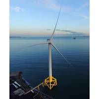 The 7MW Levenmouth Demonstration Turbine enables companies to test & demonstrate innovative new technologies. Image: Offshore Renewable Energy (ORE) Catapult