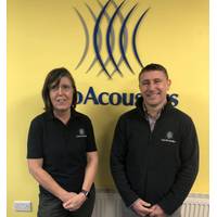 L to R: Linda Dowdeswell, Director and co-owner of GeoAcoustics, and Paul Stone, General Manager at GeoAcoustics (Credit: GeoAcoustics)