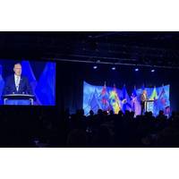 The Maritime & Arctic Security & Safety (MASS) Conference 2026 began with opening remarks from Newfoundland and Labrador Premier Tony Wakeham, setting the stage for important discussions on the future of Arctic sovereignty, maritime security and operational readiness. (Courtesy of Volatus Aerospace)