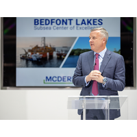 McDermott President and CEO David Dickson speaks on the impact the Bedfont Lakes relocation will have for company and its clients. (Photo: McDermott)