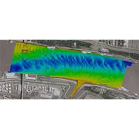 Multibeam bathymetry on the Mississippi River at Baton Rouge  (Photo: Teledyne)
