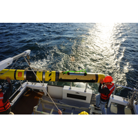 The U.S. Navy's REMUS 600 AUV is fitted with Kraken’s AquaPix MINSAS Synthetic Aperture Sonar. (Photo: Kraken)