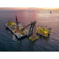 Nexans supplied the high-voltage direct current (HVDC) cable for TennetT’s DolWin6 project.
Image courtesy TenneT