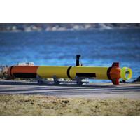 L3 OceanServer’s Iver Precision Workhorse autonomous undersea vehicle with low-drag side scan and bathymetry transducers. Photo courtesy of L3 OceanServer.