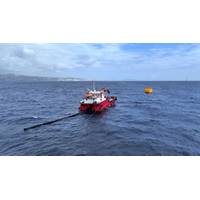 Offshore installation of the OTEC prototype at PLOCAN in Gran Canaria, Spain (Credit: Global OTEC)