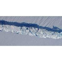 Pine Island Glacier rift seen from the Digital Mapping System camera aboard NASA's DC-8 on Oct. 26, 2011 (Image Credit: NASA / DMS)