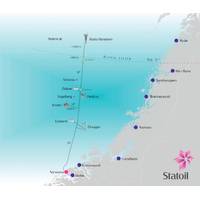 Pipe-lay Map: Image credit Statoil