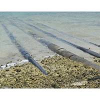 Pipeline in intertidal zone (Photo: Marsol International)