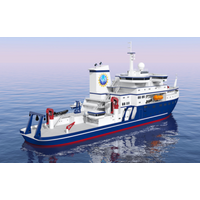 Rendering of an Antarctic Research Vessel. (Image: NSF, illustrated by Gibbs & Cox, a Leidos Company)