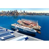 CG rendering of Powership and offshore data center (Credit: MOL)