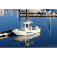 Robosys Automation has unveiled its new autonomous trials boat, "Pioneer," which has been commissioned to deliver testing and sea trials with the VOYAGER AI suite. Credit: Robosys Automation