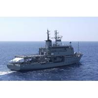 Royal Australian Navy (RAN) survey ship HMAS Melville located the submerged aircraft (File photo: Royal Australian Navy)