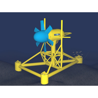 The Sabella D10 tidal stream turbine is interfaced by MacArtney connectivity (Image: MacArtney)