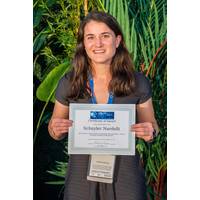 Schuyler Nardelli, Rutgers, won first palace in the 2021 OCEANS Student Poster Competition. Photo courtesy MTS