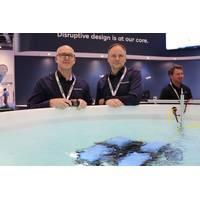 Scott McLay, CCO navigation, and Oliver Skisland, CEO, Water Linked (Photo: Elaine Maslin)