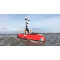 A SEA-KIT X class USV built for Fugro. SEA-KIT was an early adopter of Cambridge Pixel's radar processing. Credit: SEA-KIT.