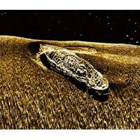 Side scan sonar image of LV-71 (Credit: NOAA)