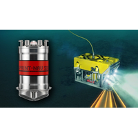 Sonardyne’s SPRINT-Nav all-in-one subsea navigation instrument for underwater vehicles. (Image: Sonardyne)