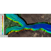 Topobathymetric digital elevation model of the confluence of the Potomac and Shenandoah Rivers at Harper’s Ferry, West Virginia. (Image: USGS)