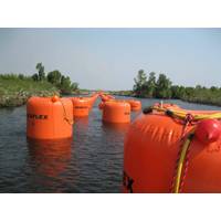 Unique Seaflex modules on swamp pull of 2300m of 3-pipe bundle at the Soyo LNG Project
