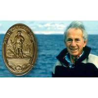 Walter Munk & Explorer's Medal: Photo courtesy of UCSanDiego