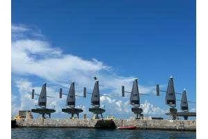 Commercial operators deploy Saildrone Voyager Unmanned Surface Vessels (USVs) out to sea in the initial steps of U.S. 4th Fleet’s Operation Windward Stack during a launch from Naval Air Station Key West’s Mole Pier and Truman Harbor, Sept. 13, 2023. (U.S. Navy photo by Danette Baso Silvers/Released)