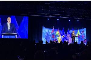 The Maritime & Arctic Security & Safety (MASS) Conference 2026 began with opening remarks from Newfoundland and Labrador Premier Tony Wakeham, setting the stage for important discussions on the future of Arctic sovereignty, maritime security and operational readiness. (Courtesy of Volatus Aerospace)