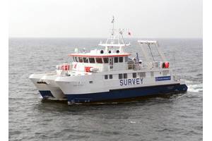 Specialist Semi-SWATH coastal survey vessel Bibby Tethra (Photo: Osiris Projects)