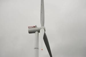 A turbine at the Hywind Scotland floating wind farm offshore Scotland (Photo: Arne Reidar Mortensen / Statoil)