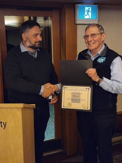 ASL’s David Fissel was named a Fellow of the Canadian Meteorological and Oceanographic Society (CMOS). Photo courtesy ASL