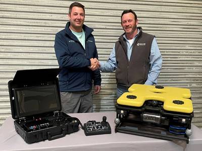 Baker Marine Solutions (BMS) has invested in its underwater inspection service, purchasing two Outland 3000 ROVs. Image courtesy BMS