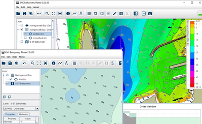 ENC Bathymetry Plotter User Interface*
*This image was created from data provided by courtesy of NOAA.