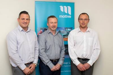 MD Dave Acton, FD John Brebner, Sales & Operations Director James Gregg. (Photo: Motive Offshore Group)