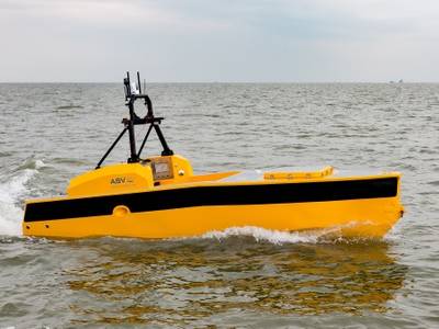 ASV Global’s C-Worker 5 ASV will be outfitted with KONGSBERG equipment at Ocean Business (Photo: ASV Global )