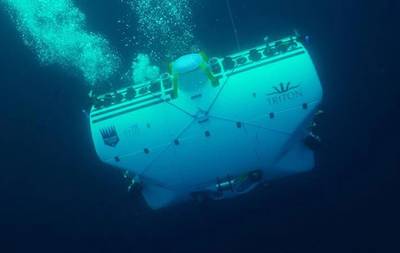 The ocean submersible DSV Limiting Factor recently dove to the Kebrit Deep and the Suakin Trough, the latter of which is the deepest point in the Red Sea to be reached by man. © Atlantic Productions