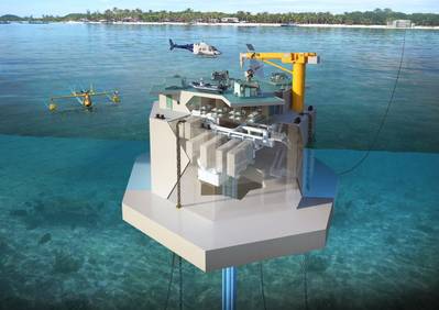 A 1MW plant developed by the Korea Research Institute of Ships and Ocean Engineering (KRISO) which will be built for installation off the coast of South Tarawa, Republic of Kiribati, in the South Pacific Ocean.