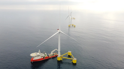 Repsol is already a partner in the Windfloat Atlantic (photo) floating wind farm in Portugal - Credit: Repsol
