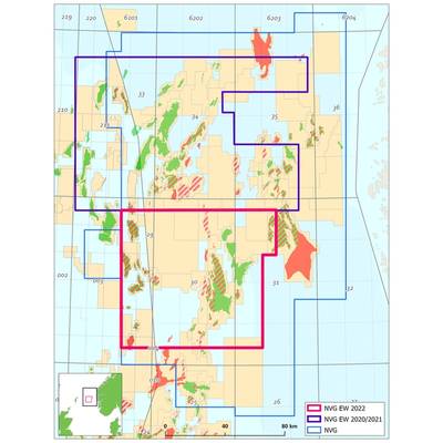 Map showing the different phases of CGG’s multi-year Northern Viking Graben dual-azimuth survey. (image courtesy of CGG Multi-Client).