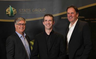 STATS Group CEO, Pete Duguid, Carl-Petter Halvorsen and Dave Shand