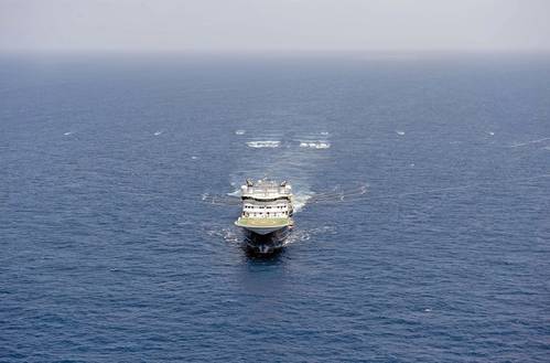 The 4,200 sq km BroadSeis 3D seismic survey offshore Morocco was acquired by the Geo Caspian. (Photo: CGG)