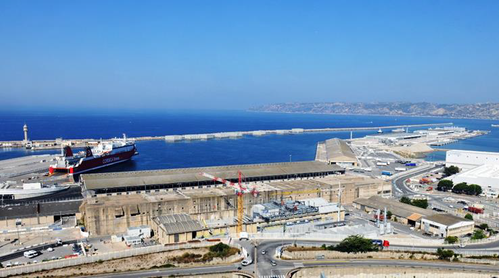 Aerial view of the port of Marseille. (Photo: Port of Marseille Fos)