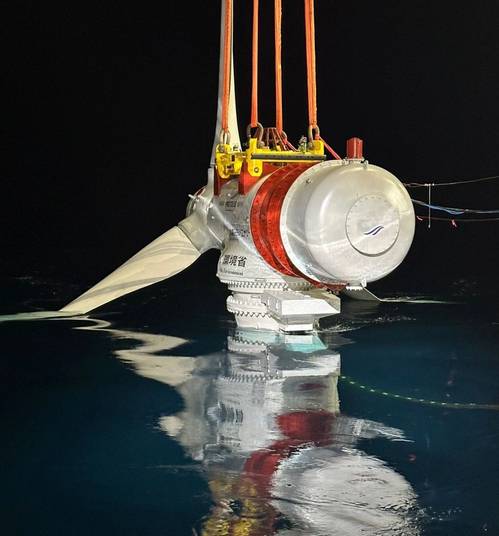 AR1100 tidal energy turbine (Credit: Proteus Marine Renewables)