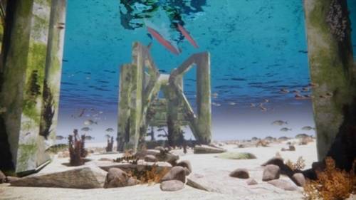 Artist’s impression of the new reef supporting marine life (Supplied by NZ Transport Agency/MMA Offshore)