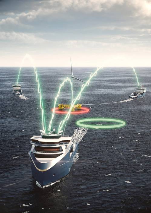 Tow Assist builds on the K-Pos DP system, enabling unpowered floating structures to become DP-enabled during complex towing operations (Credit: Kongsberg Maritime)