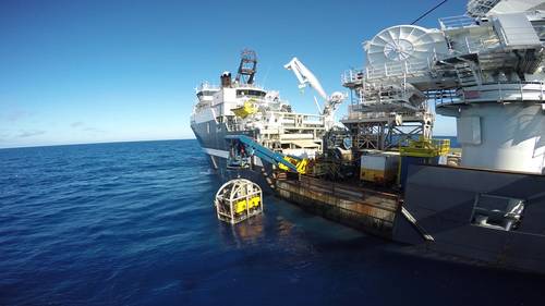 In August 2015, Ardent and Ardentia performed a deep sea oil removal by means of deploying subsea recovery domes and oil receiving tanks operated by remote operated vehicles (ROV) from a diving support vessel. (Photo: Ardent)