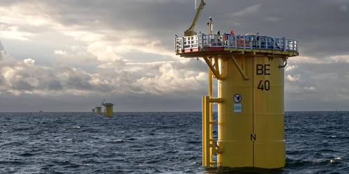Baltic Eagle offshore wind farm foundations (Credit: Van Oord)