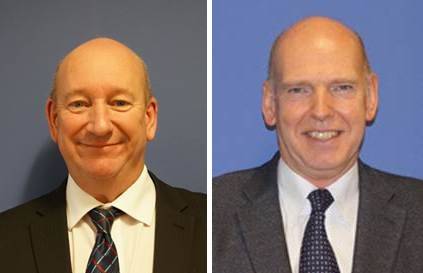 Bob Barrett, Global Sales Manager – NASNet (left) and Donald Thomson, VP Sales, Global Commercial Acoustics
